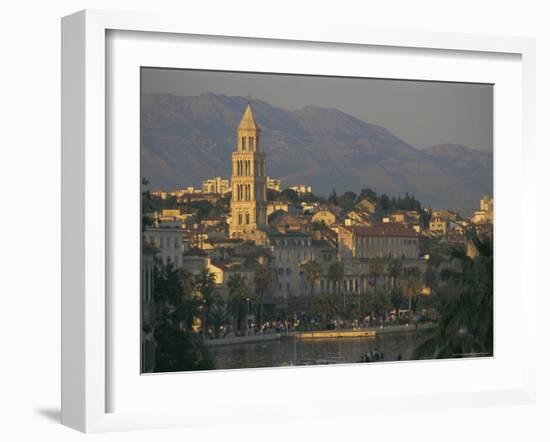 Town Skyline, Split, Croatia, Europe-Charles Bowman-Framed Photographic Print