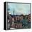 "Town Square, New Castle Delaware," March 17, 1962-John Falter-Framed Premier Image Canvas