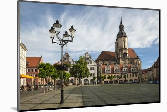 Town Square, St. Wenceslas Parish Church, Naumburg, Saxony-Anhalt, Germany, Europe-James Emmerson-Mounted Photographic Print