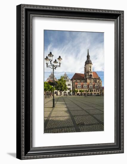 Town Square, St. Wenceslas Parish Church, Naumburg, Saxony-Anhalt, Germany, Europe-James Emmerson-Framed Photographic Print