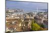 Town view from St. Peter's Cathedral, Geneva, Switzerland, Europe-John Guidi-Mounted Photographic Print