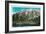 Town View of Juneau, Alaska - Juneau, AK-Lantern Press-Framed Premium Giclee Print