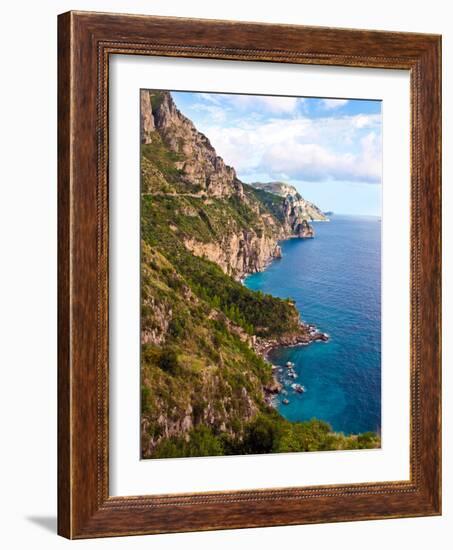 Town View, Positano, Italy-Miva Stock-Framed Photographic Print