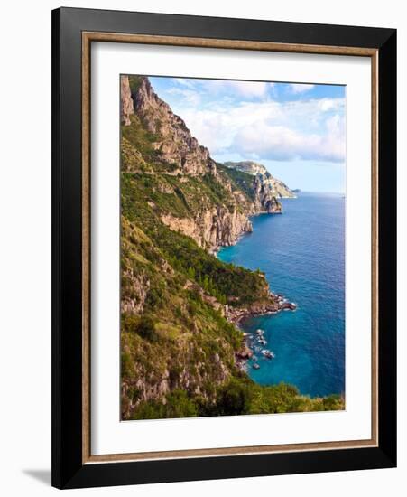 Town View, Positano, Italy-Miva Stock-Framed Photographic Print