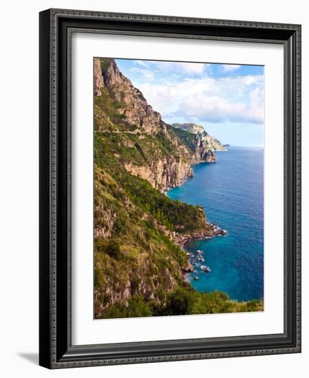 Town View, Positano, Italy-Miva Stock-Framed Photographic Print