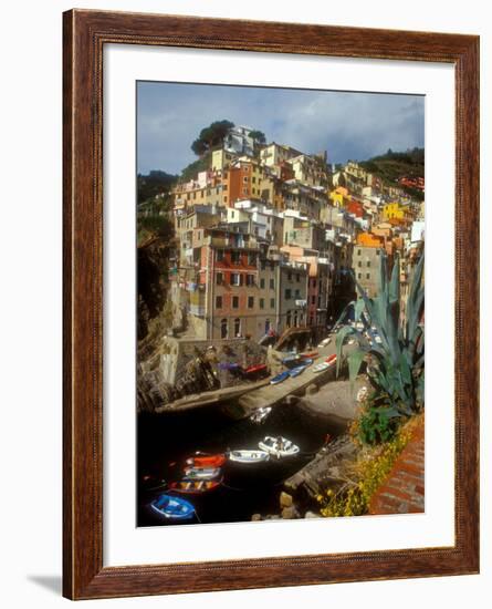 Town View, Rio Maggiore, Cinque Terre, Italy-Alison Jones-Framed Photographic Print