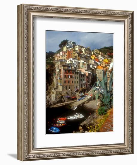 Town View, Rio Maggiore, Cinque Terre, Italy-Alison Jones-Framed Photographic Print