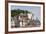 Town View with Cliffs, Le Treport, Normandy, France-Walter Bibikow-Framed Photographic Print