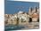 Town View with Duomo from Beach, Cefalu, Sicily, Italy-Walter Bibikow-Mounted Photographic Print