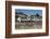 Town View with Tourist Train, Somme Bay, Le Crotoy, Picardy, France-Walter Bibikow-Framed Photographic Print