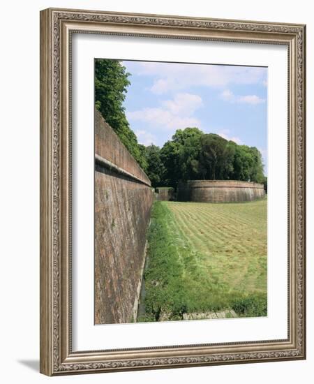 Town Walls, Lucca, Tuscany, Italy-Peter Thompson-Framed Photographic Print