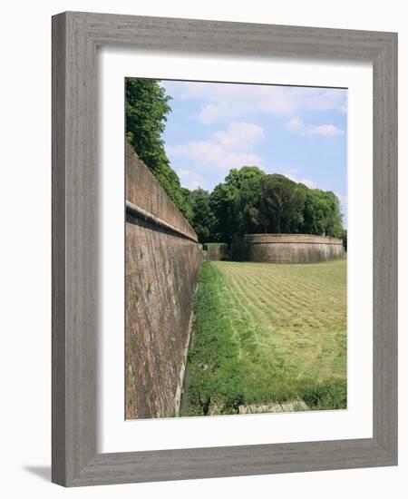 Town Walls, Lucca, Tuscany, Italy-Peter Thompson-Framed Photographic Print