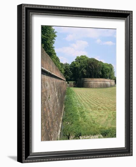 Town Walls, Lucca, Tuscany, Italy-Peter Thompson-Framed Photographic Print