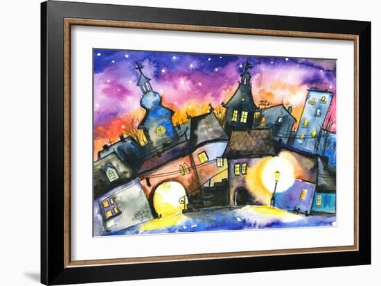 Town-DannyWilde-Framed Art Print