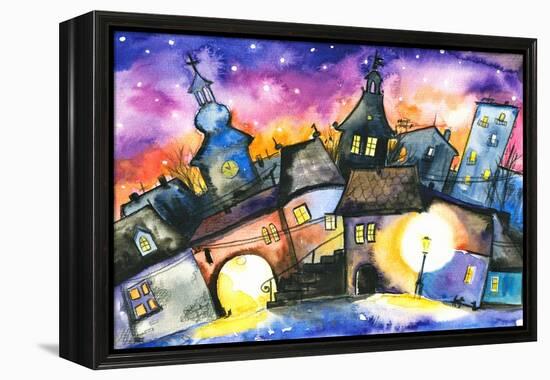 Town-DannyWilde-Framed Stretched Canvas