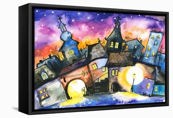 Town-DannyWilde-Framed Stretched Canvas