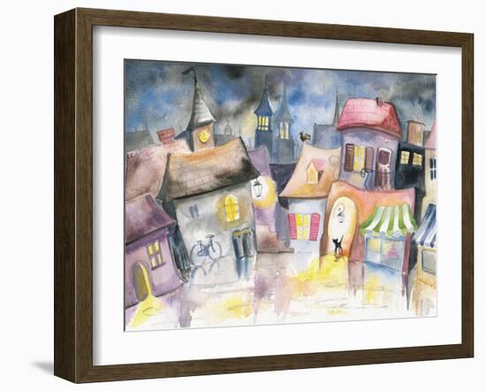 Town-DannyWilde-Framed Art Print