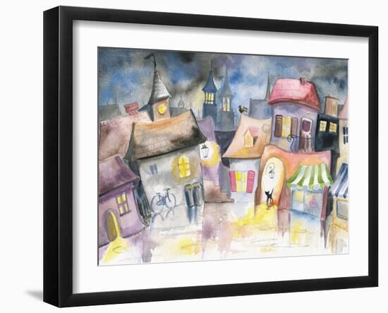 Town-DannyWilde-Framed Art Print