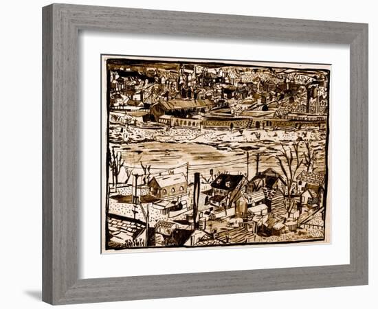 Town-Pat Macdonald-Framed Giclee Print