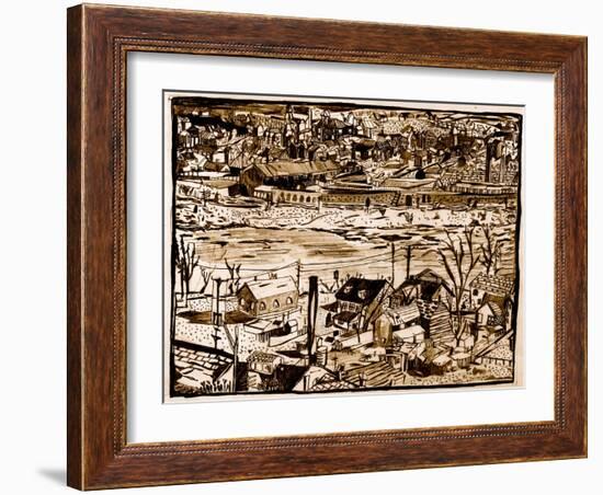 Town-Pat Macdonald-Framed Giclee Print