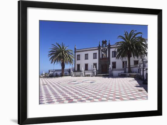 Townhall at Plazza Virrey De Manila Square, Valverde, El Hierro, Canary Islands, Spain-Markus Lange-Framed Photographic Print