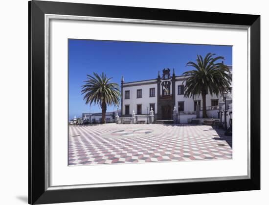 Townhall at Plazza Virrey De Manila Square, Valverde, El Hierro, Canary Islands, Spain-Markus Lange-Framed Photographic Print