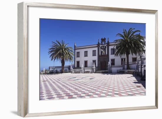 Townhall at Plazza Virrey De Manila Square, Valverde, El Hierro, Canary Islands, Spain-Markus Lange-Framed Photographic Print