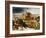 Townsfolk Skating on a Castle Moat-Pieter Bruegel the Elder-Framed Giclee Print