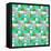 Toy Blocks Small - Green-Laurence Lavallee-Framed Premier Image Canvas