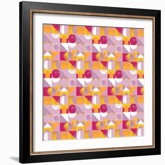 Toy Blocks Small - Red-Laurence Lavallee-Framed Giclee Print