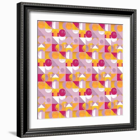 Toy Blocks Small - Red-Laurence Lavallee-Framed Giclee Print