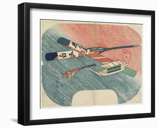 Toy Boat and Fireworks, 1840-Hogyoku-Framed Giclee Print