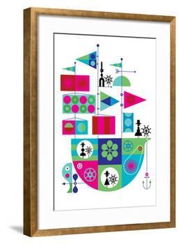Toy Boat-Melinda Beck-Framed Art Print