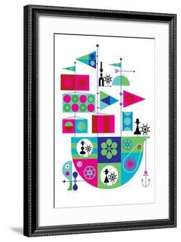 Toy Boat-Melinda Beck-Framed Art Print