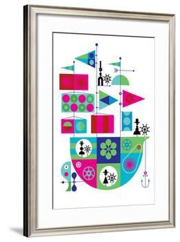Toy Boat-Melinda Beck-Framed Art Print