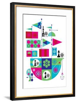 Toy Boat-Melinda Beck-Framed Art Print