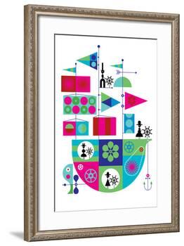 Toy Boat-Melinda Beck-Framed Art Print