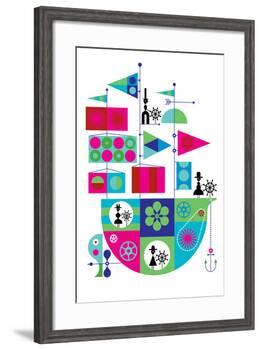 Toy Boat-Melinda Beck-Framed Art Print