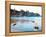 Toy Boats on Rocky Beach-Colin Anderson-Framed Premier Image Canvas