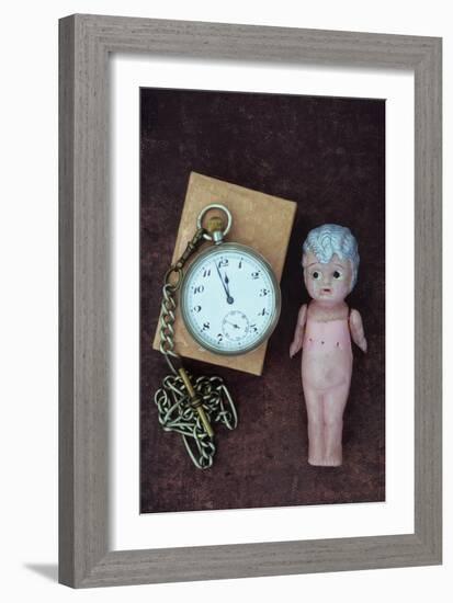 Toy Doll and Watch-Den Reader-Framed Photographic Print