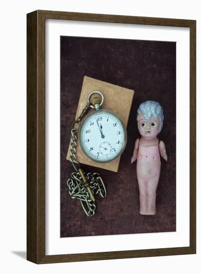 Toy Doll and Watch-Den Reader-Framed Photographic Print