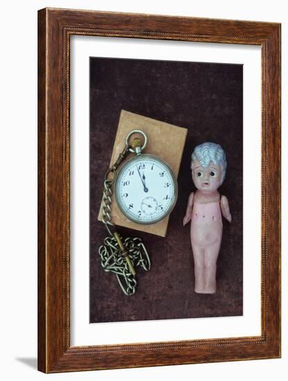 Toy Doll and Watch-Den Reader-Framed Photographic Print