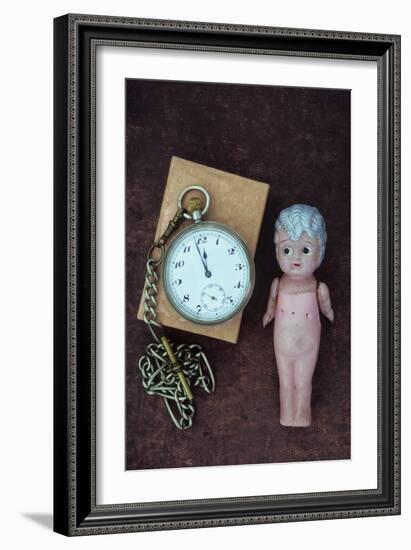 Toy Doll and Watch-Den Reader-Framed Photographic Print