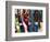 Toy Guitars, Olvera Street Market, El Pueblo de Los Angeles, Los Angeles, California, USA-Walter Bibikow-Framed Photographic Print