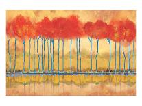 Autumn Pond-Toy Jones-Stretched Canvas