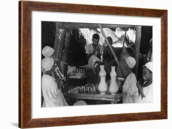 Toy Seller, Oman-null-Framed Photographic Print