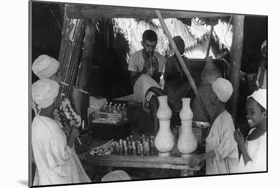 Toy Seller, Oman-null-Mounted Photographic Print