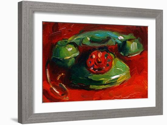 Toy Telephone-Pam Ingalls-Framed Giclee Print