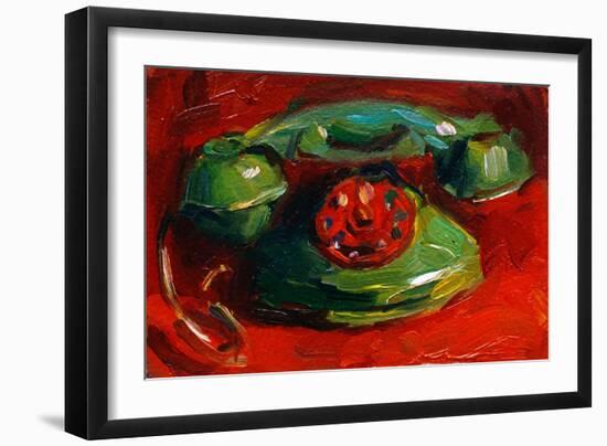 Toy Telephone-Pam Ingalls-Framed Giclee Print