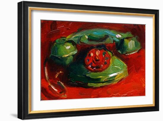 Toy Telephone-Pam Ingalls-Framed Giclee Print